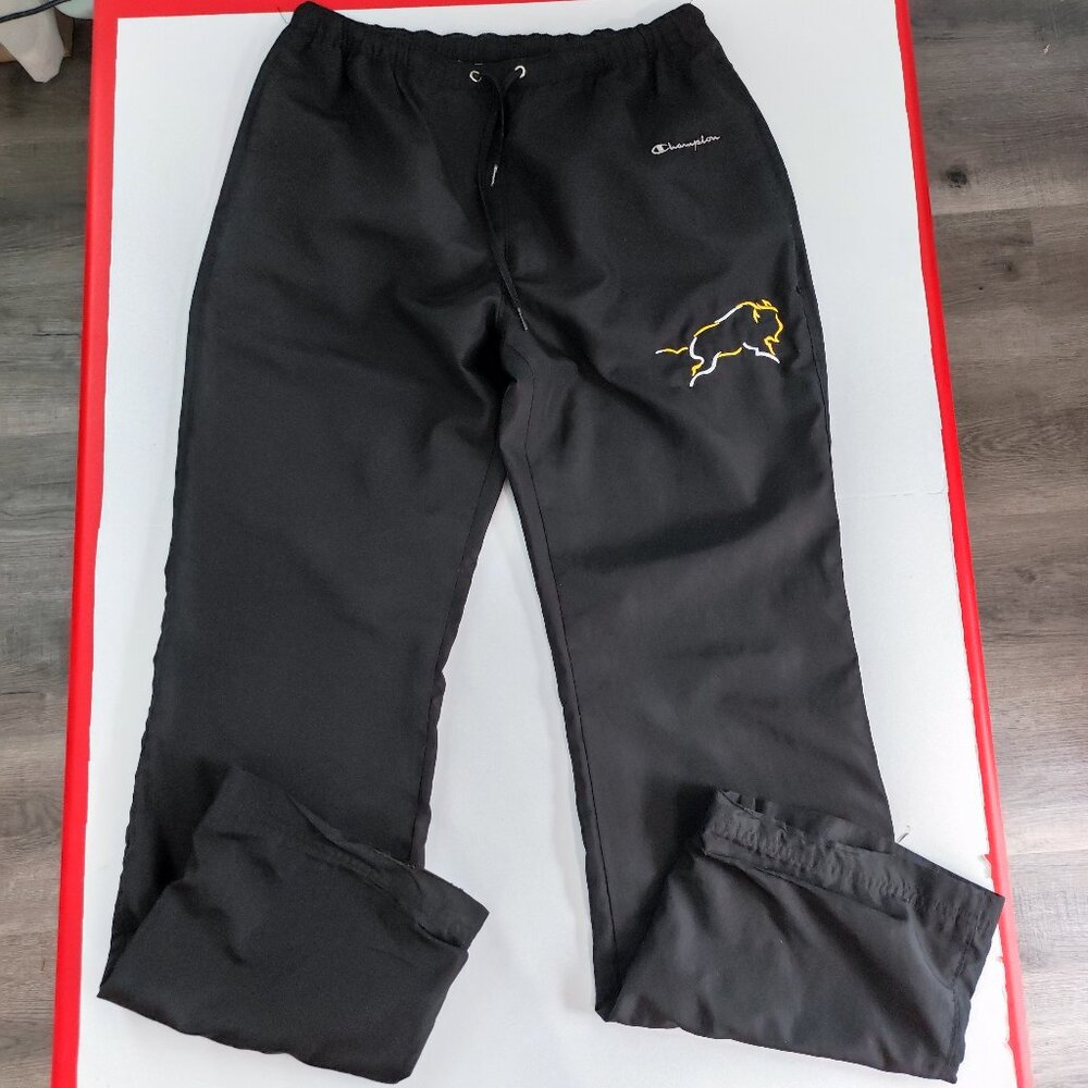 Champion sweatpants / jogger men's size S black, inner lining